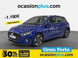 Azul Usado 2021 Hyundai i20 Berlina | 13.100 € (Precio justo)
