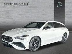 Blanco polar Usado 2024 Mercedes CLA200 Shooting Brake AMG line Familiar | 36.480 € (Buen precio)