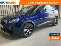 Azul Usado 2019 Peugeot 3008 Allure Monovolumen | 13.999 € (Precio justo)