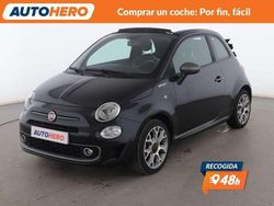 Negro Usado 2021 Fiat 500 Sport Descapotable | 12.094 € (Precio justo)