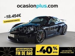 Negro Usado 2022 Porsche 718 Cayman GT4 Coupe | 121.490 € (Precio justo)