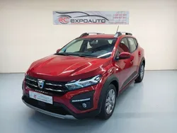 Rojo Usado 2021 Dacia Sandero Comfort Utilitario | 14.990 € (Un poco caro)