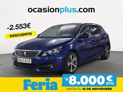 Azul Usado 2019 Peugeot 308 Allure Berlina | 12.280 € (Precio justo)