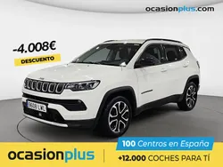 Blanco Usado 2022 Jeep Compass Limited SUV | 20.700 € (Precio justo)