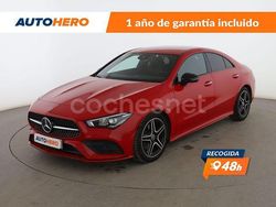 Rojo Usado 2019 Mercedes CLA200 AMG line Berlina | 27.899 € (Precio justo)