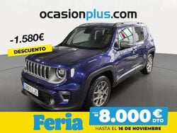 Azul Usado 2020 Jeep Renegade Limited SUV | 17.390 € (Precio justo)