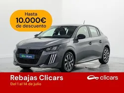 Gris Usado 2024 Peugeot 208 Active Utilitario | 14.490 € (Precio justo)