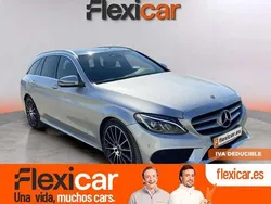 Gris Usado 2019 Mercedes C220 Familiar | 24.090 € (Precio justo)