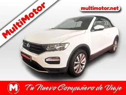 Blanco Usado 2021 VW T-Roc Cabriolet Style Descapotable | 17.990 € (Buen precio)