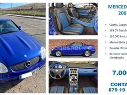 Azul Usado 2001 Mercedes SLK200 Descapotable | 7000 € (Buen precio)