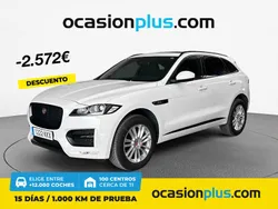Blanco Usado 2018 Jaguar F-Pace R-Sport SUV | 28.300 € (Precio justo)