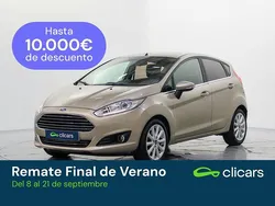 Marrón Usado 2015 Ford Fiesta Titanium Utilitario | 9990 € (Un poco caro)