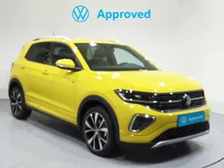 Amarillo Usado 2024 VW T-Cross R-line SUV | 25.300 € (Precio justo)