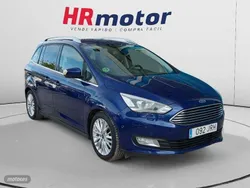 Azul Usado 2016 Ford Grand C-Max Titanium Monovolumen | 14.390 € (Precio justo)