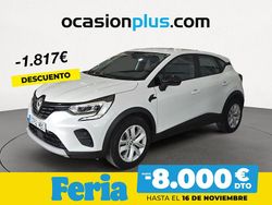 Blanco Usado 2022 Renault Captur Intens SUV | 17.490 € (Precio justo)