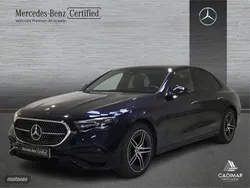 Azul Usado 2024 Mercedes E300 Berlina | 64.900 € (Precio justo)
