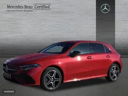 Rojo Usado 2024 Mercedes A250 AMG line Berlina | 38.900 € (Caro)
