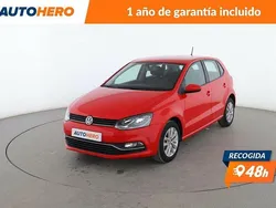 Rojo Usado 2015 VW Polo Advance Berlina | 11.299 € (Precio justo)