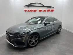 Gris / plata Usado 2016 Mercedes C220 AMG line Coupe | 23.990 € (Precio justo)