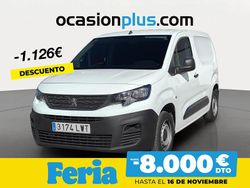 Blanco Usado 2022 Peugeot Partner Van | 12.390 € (Un poco caro)