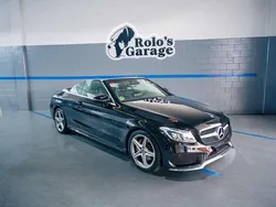 Negro Usado 2017 Mercedes C220 Descapotable | 30.400 € (Precio justo)