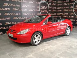 Rojo Usado 2004 Peugeot 307 CC Descapotable | 4999 € (Precio justo)
