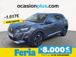 Gris / plata Usado 2021 Peugeot 2008 Allure SUV | 14.300 € (Precio justo)