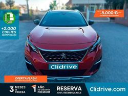 Rojo Usado 2017 Peugeot 3008 GT-line SUV | 16.590 € (Un poco caro)