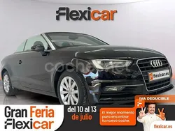 Negro Usado 2015 Audi A3 Cabriolet Ambition Descapotable | 16.990 € (Buen precio)