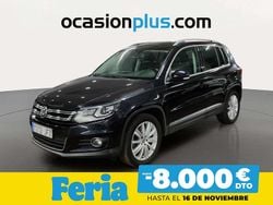 Negro Usado 2015 VW Tiguan Sportline SUV | 14.350 € (Precio justo)