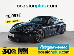 Negro Usado 2022 Porsche 718 Cayman GT4 Coupe | 122.490 € (Precio justo)