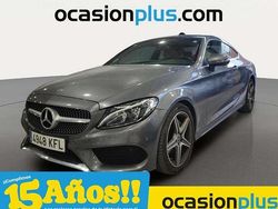 Gris Usado 2017 Mercedes C220 Coupe | 25.900 € (Precio justo)
