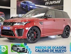 Rojo Usado 2021 Land Rover Range Rover Sport SVR SUV | 94.990 €