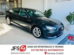 Gris Usado 2018 Audi A5 Sportback Advanced Berlina | 25.900 € (Un poco caro)