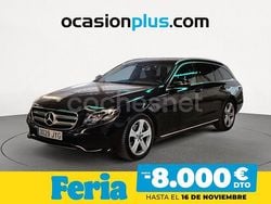 Negro Usado 2017 Mercedes E220 Familiar | 24.200 € (Precio justo)