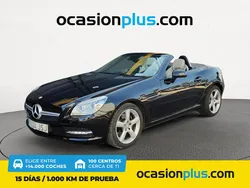 Negro Usado 2015 Mercedes SLK250 Descapotable | 23.200 € (Super precio)