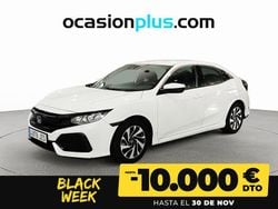 Blanco Usado 2017 Honda Civic Comfort Berlina | 15.200 € (Precio justo)