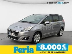 Gris Usado 2015 Peugeot 5008 Style Monovolumen | 9450 € (Buen precio)