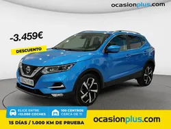 Azul Usado 2019 Nissan Qashqai Tekna SUV | 18.690 € (Precio justo)