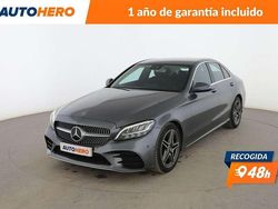 Gris Usado 2019 Mercedes C200 AMG line Berlina | 26.399 € (Caro)