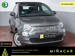 Gris / plata Usado 2021 Fiat 500C Lounge Descapotable | 10.890 € (Buen precio)