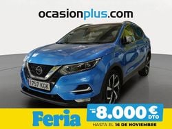 Azul Usado 2017 Nissan Qashqai Tekna+ SUV | 17.900 € (Precio justo)