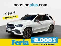 Blanco Usado 2021 Mercedes GLE300 SUV | 54.900 € (Precio justo)