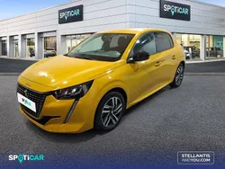 Amarillo Usado 2022 Peugeot 208 Allure Utilitario | 15.950 € (Precio justo)