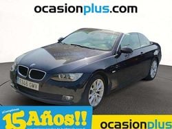 Negro Usado 2009 BMW 320 Cabriolet Descapotable | 10.890 € (Super precio)