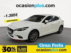 Blanco Usado 2017 Mazda 3 Luxury Berlina | 15.350 € (Precio justo)