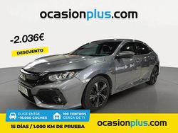 Gris Usado 2018 Honda Civic Elegance Berlina | 18.550 € (Precio justo)