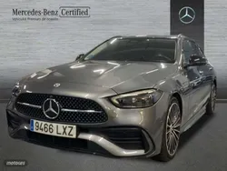 Gris selenita Usado 2022 Mercedes C220 AMG line Familiar | 46.400 €