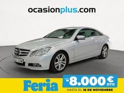 Gris plata Usado 2010 Mercedes E200 Avantgarde Coupe | 13.200 € (Buen precio)
