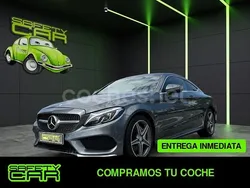 Gris / plata Usado 2016 Mercedes C220 AMG line Coupe | 23.500 € (Precio justo)